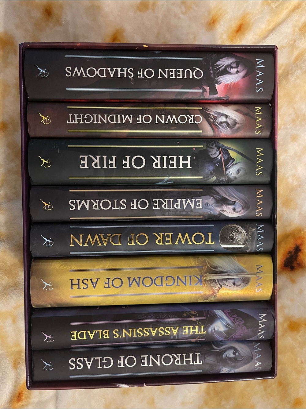 Throne of Glass Original Hardcover Cover Art Box Set